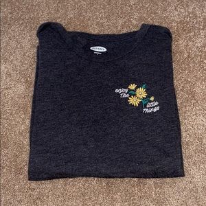 Embroidered Dark Grey Shirt